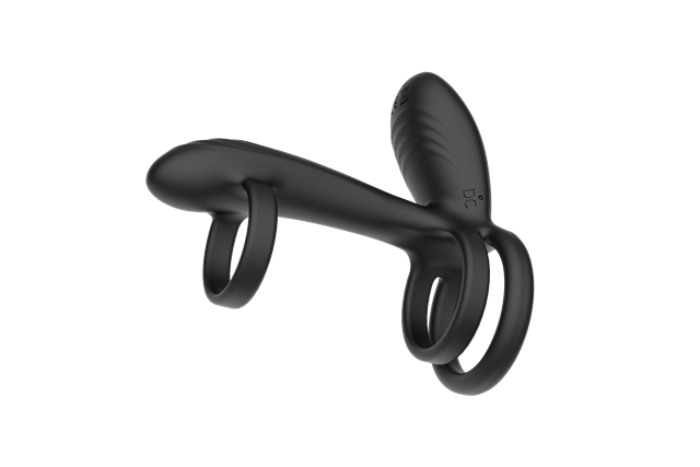 Swinging & Vibrating Cock Ring With RC