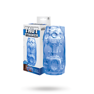 Taut Stroker Squeezable Masturbator - Blue