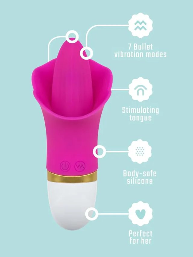 Clitoris Stimulator With Tongue