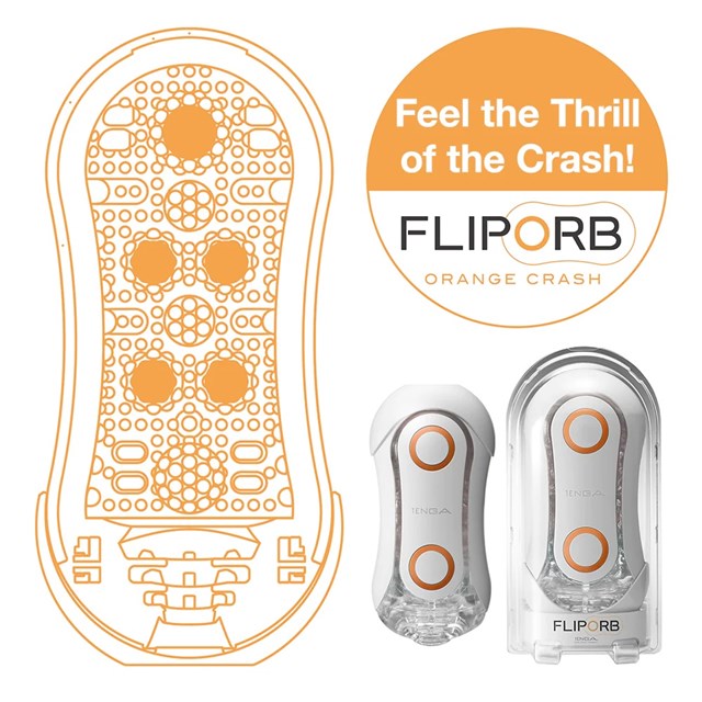 Flip Orb Masturbator Orange Crash