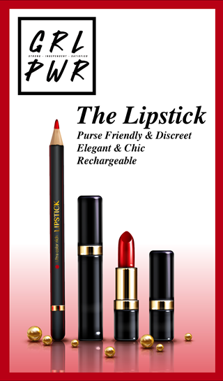 The Lipstick - Genopladelig Læbestift Vibrator
