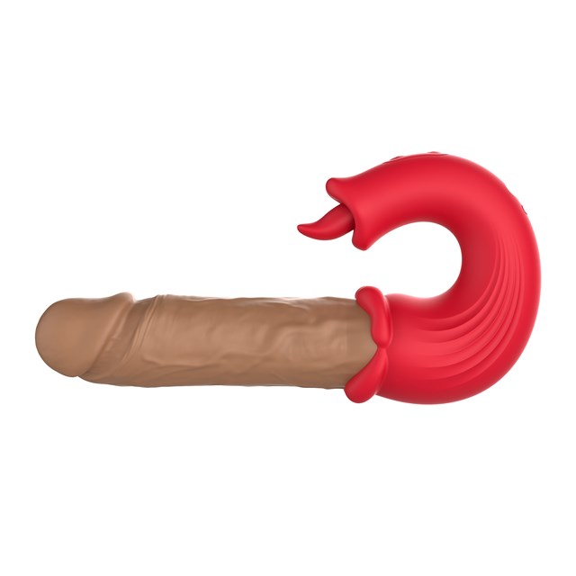 Thrust & Tease - Thrusting & Vibrating Dildo