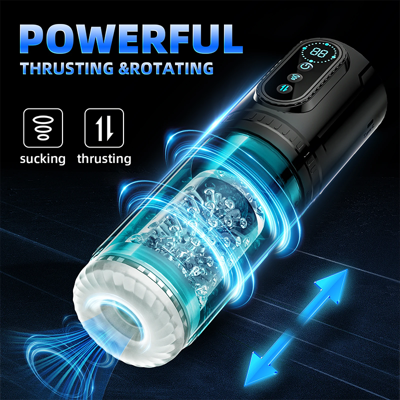 Thrusting & Sucking Masturbator Pump