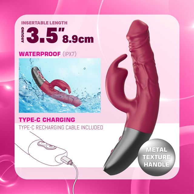 Titanz Rechargeable Silicone Vibrator