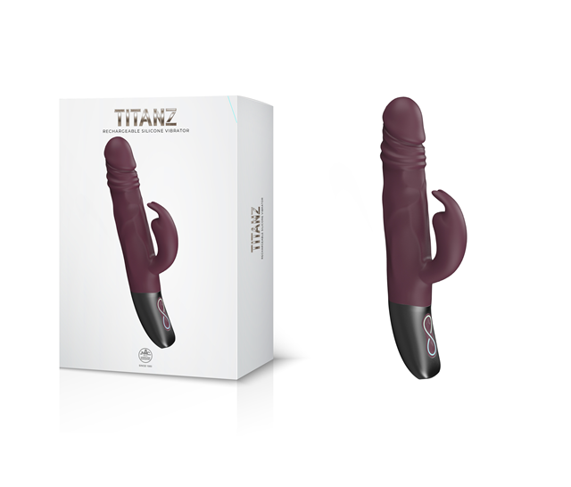 Titanz Thrusting & Rotating Rabbit Vibrator