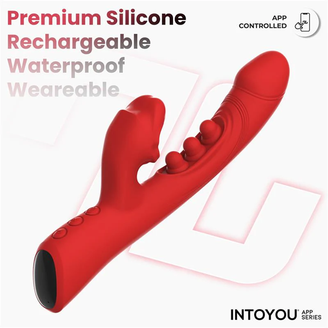 Trixy Vibrator With Tapping, Biting & App
