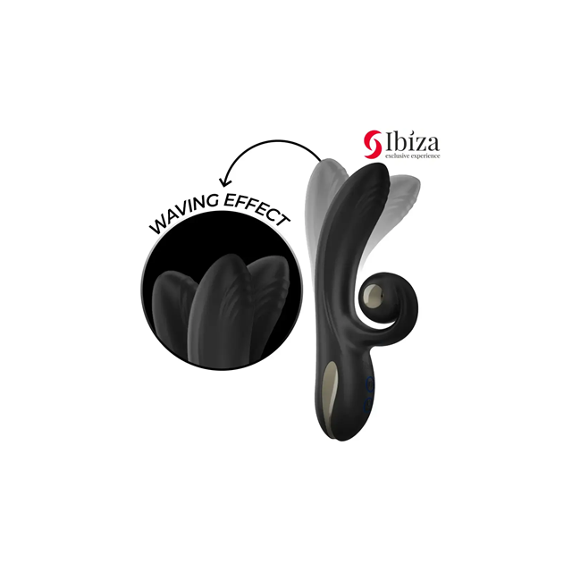 Twister Vibrator With Curve Stimulator & Rotation