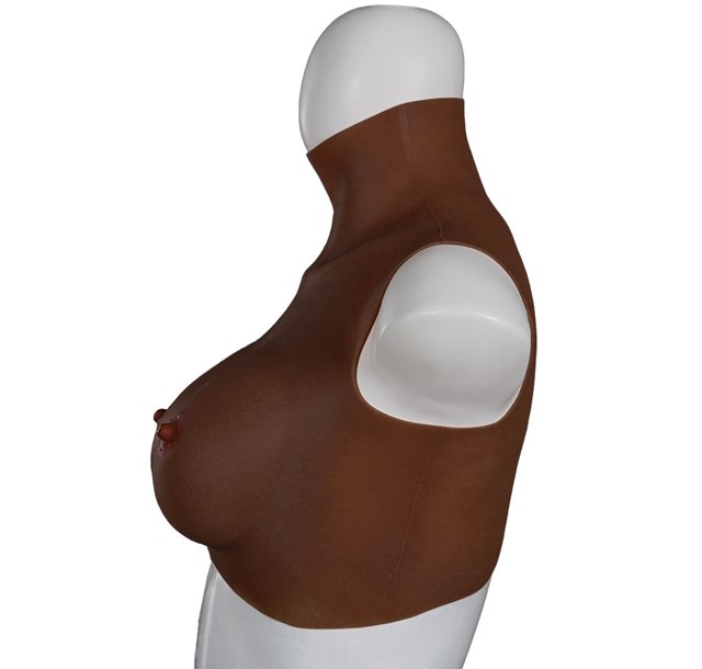 Ultra Realistic Breast Form Black Size Medium