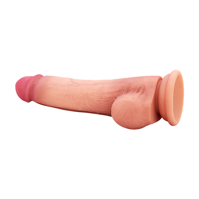 Ultra-Realistic Silicone Dildo With Balls 21.5 cm