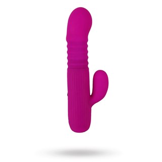 Thrusting Rabbit Vibrator - Purple