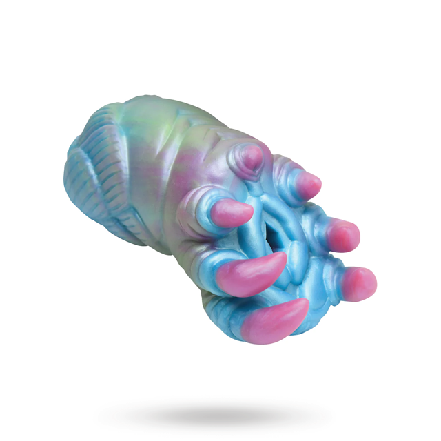 Ursa - Silicone Pussy Stroker - Blue/Purple