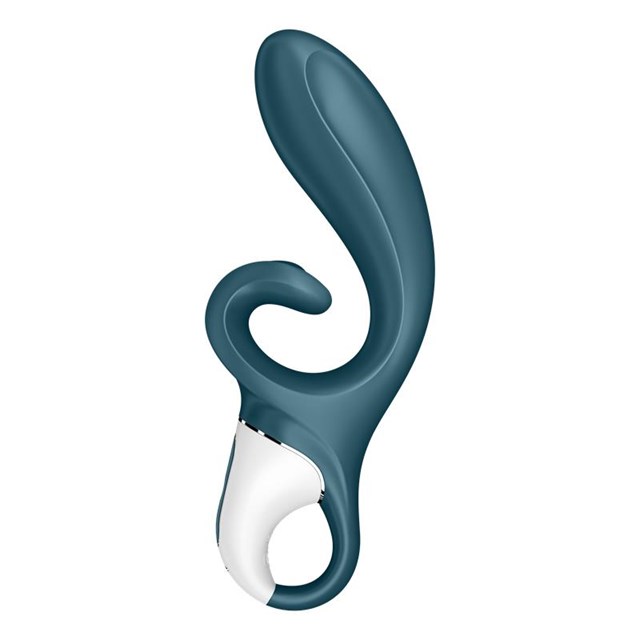 SATISFYER HUG ME CONNECT RABBIT VIBRATOR - Bluegrey