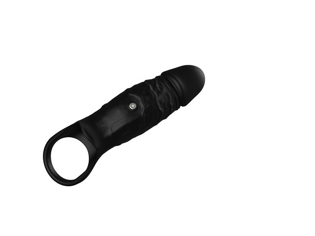 Vibrating Cock Sleeve Black