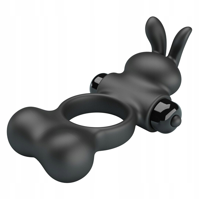 Vibrating Penis Ring With Steel Balls