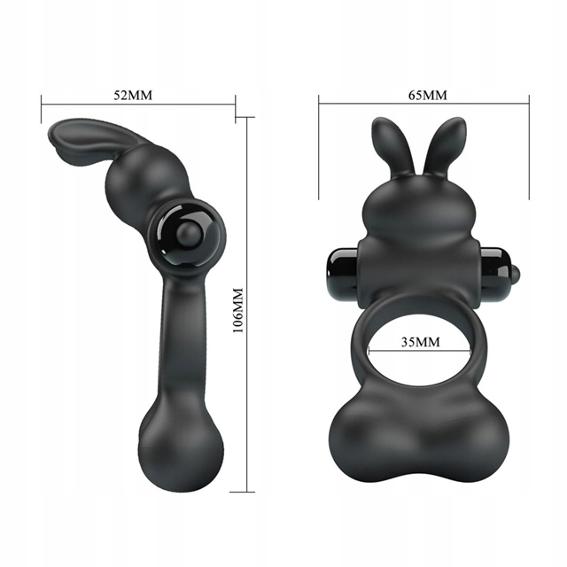 Vibrating Penis Ring With Steel Balls