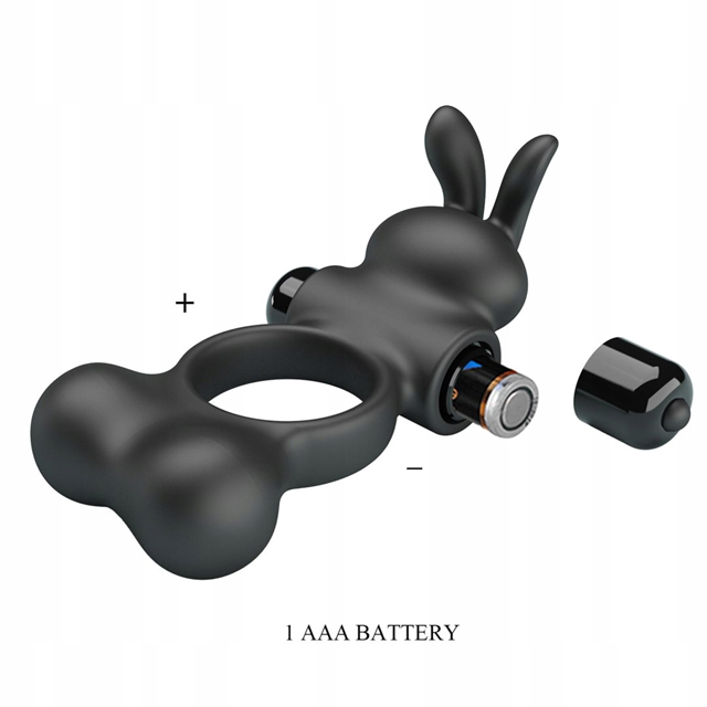 Vibrating Penis Ring With Steel Balls