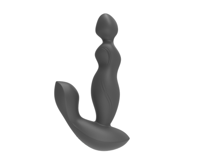 VIBRERENDE P-PLUG 2 MED FJERNBETJENING