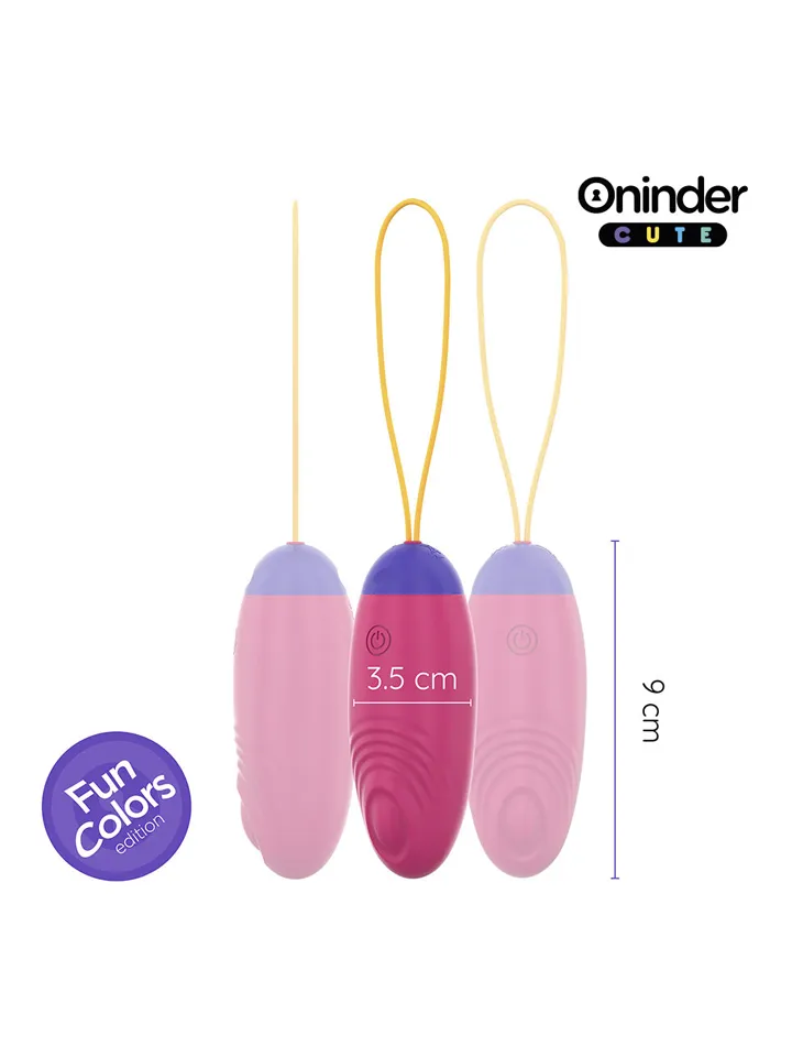Vibro-Wave Tapping Silicone Egg With App