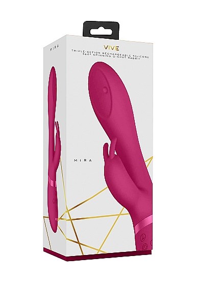 Mira - Spinning G-spot Rabbit - Pink