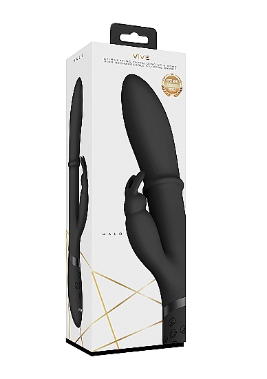 HALO - Rabbit Vibrator med Integreret Stimuleringsring