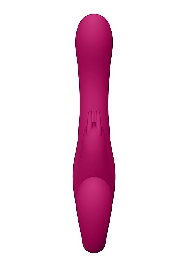 Suki - Vibrating Strapless Strap-on Rabbit - Pink