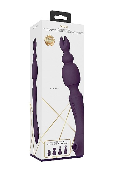 Nami - Pulse Wave & Vibrating Wand - LILLA