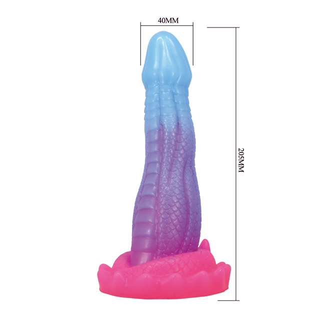 Void Python Rippled Monster Silicone Dildo 20,5 cm