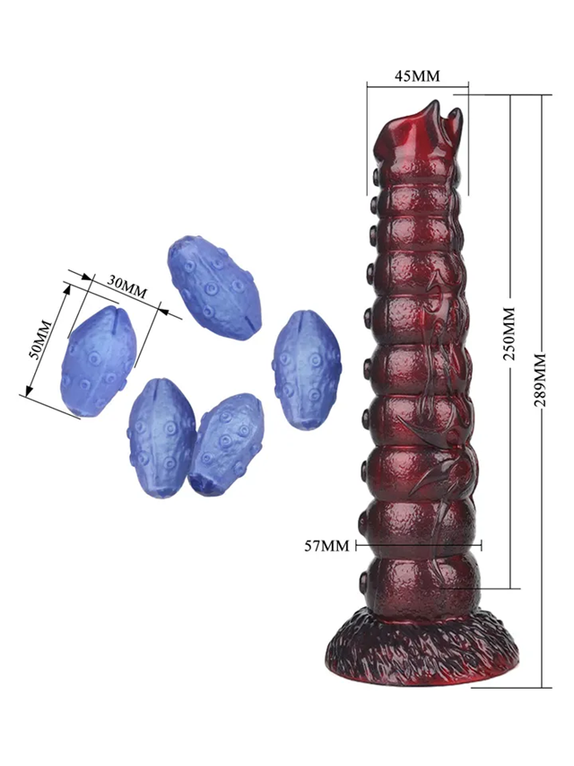 Voidclaw Brute Rippled Monster Silicone Dildo 29 cm