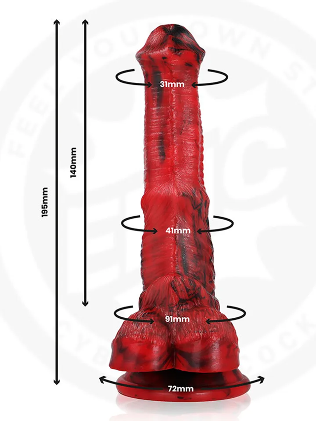 Vulcanus Night Dragon Dildo 19,5 cm