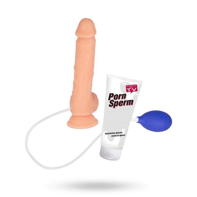 VIKING COCK 15.5CM SPRØJTEDILDO + YOU2TOYS PORN FAKE SPERM 250 ML