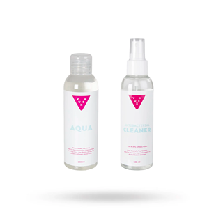 Vuxen Aqua Glidecreme & Toy Cleaner 2x150ml