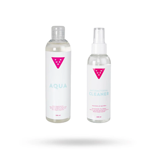 Vuxen Aqua Glidecreme 300 Ml & Toy Cleaner 150ml