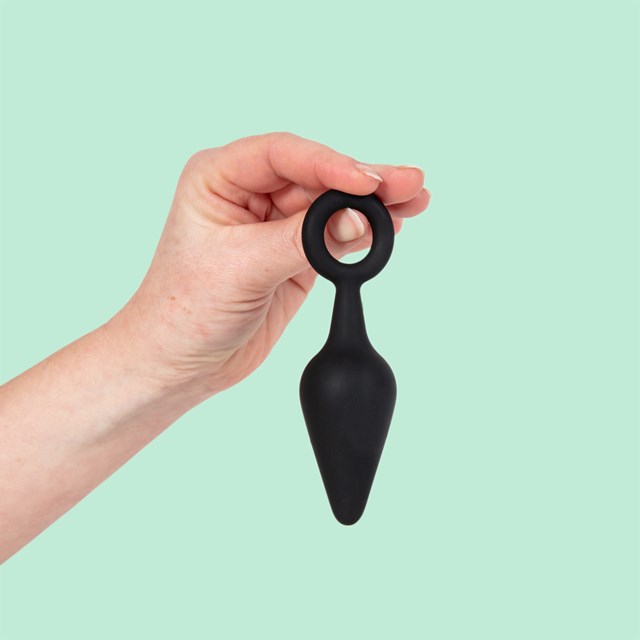 Analplug med Ring - Medium