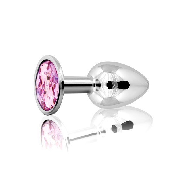 Metal Plug Small - Silver/Pink