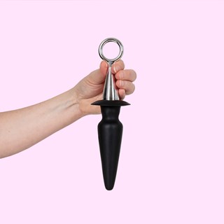 #1 Silicone Plug With Finger Ring