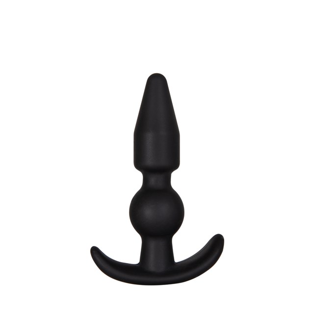 Silicone Black Anchor Plugg - Small