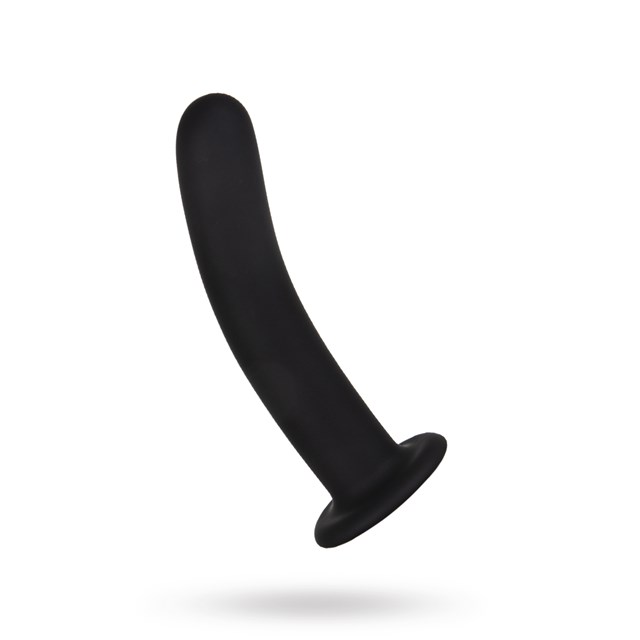 Black Silicone Dildo - Small