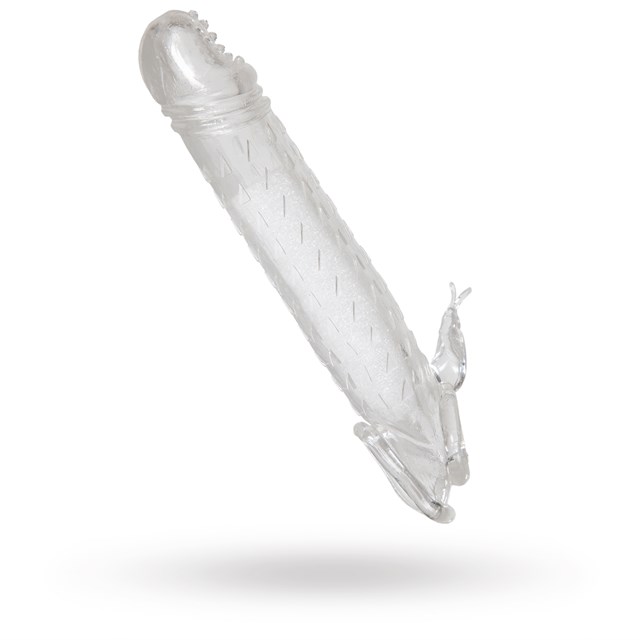 Penis Sleeve med Rabbit og stimulerende struktur
