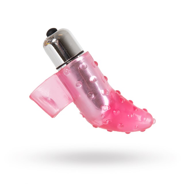 Jelly Fingervibrator med 10-Speed Bullet