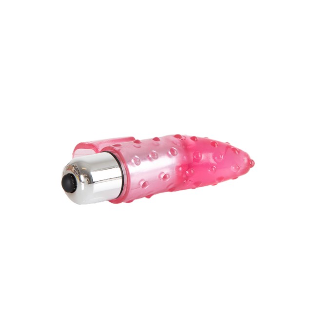 Jelly Fingervibrator med 10-Speed Bullet