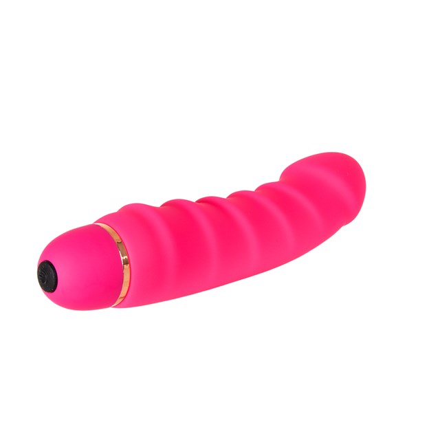 Pink Amazing Ribbed Vibrato
