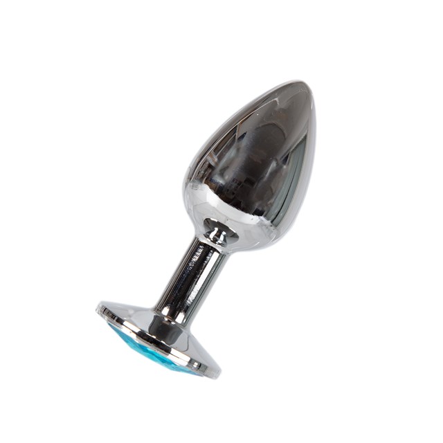 METAL PLUG SMALL - SILVER/BLUE