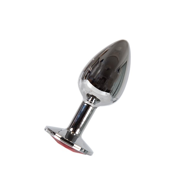 METAL PLUG SMALL - SILVER/RED