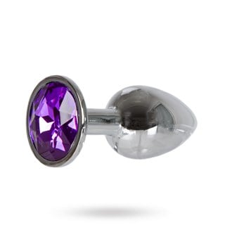 Metal Plug Small - Silver/purple