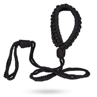 Håndflettet Shibari Tau - Halsbånd & Kobbel