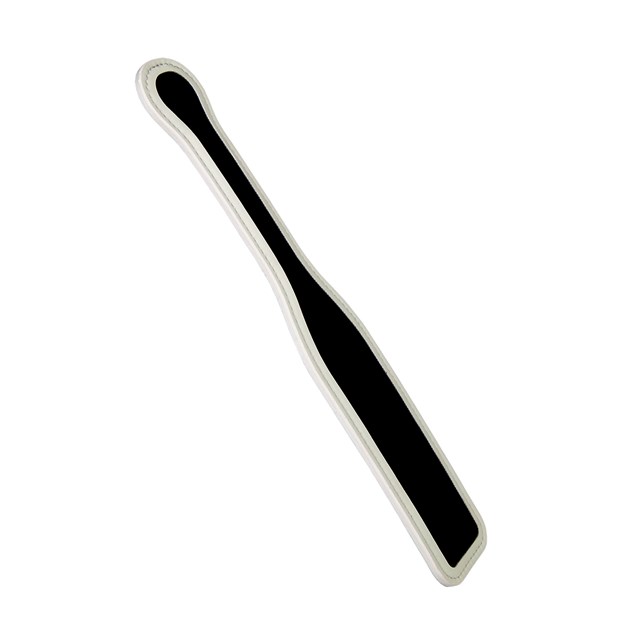 Glow-in-the-Dark Paddle Vegansk Læder - Hvid/Sort