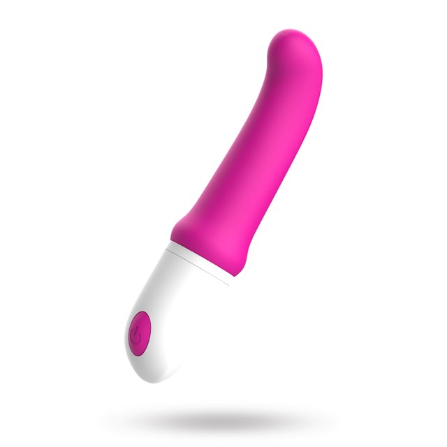 Curved Tip G-Punktsvibrator Lyserød - 9 Vibrationer