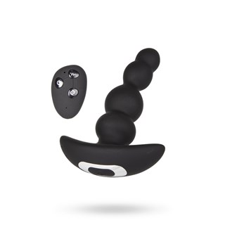 Prostatavibrator + Roterende Kugler Med Trådløs Fjernbetjening