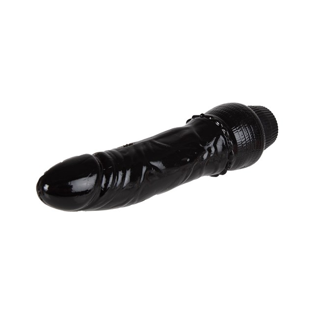 20cm Realistic Vibrating Dong - Sort