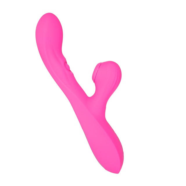 3 in 1 Vibrator with Suction & Vibration + Clit licker - Pink
